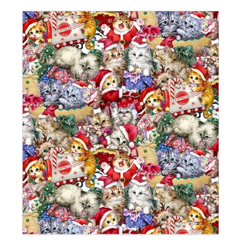 Pattern Kitten Christmas Duvet Cover (King Size) from ArtsNow.com Duvet Quilt