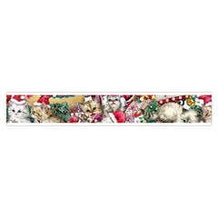 Pattern Kitten Christmas Make Up Case (Medium) from ArtsNow.com Zipper Front