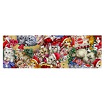 Pattern Kitten Christmas Banner and Sign 6  x 2 