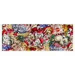 Pattern Kitten Christmas Banner and Sign 8  x 3 