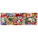 Pattern Kitten Christmas Banner and Sign 9  x 3 