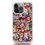 Pattern Kitten Christmas iPhone 13 Pro TPU UV Print Case