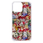 Pattern Kitten Christmas iPhone 13 Pro Max TPU UV Print Case