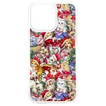 Pattern Kitten Christmas iPhone 15 Plus TPU UV Print Case