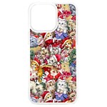 Pattern Kitten Christmas iPhone 15 Pro Max TPU UV Print Case