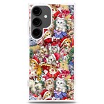 Pattern Kitten Christmas Samsung Galaxy S24 Plus 6.7 Inch TPU UV Case