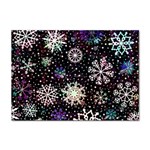 Shiny Winter Snowflake Abstract Christmas Cold Crystal December Sticker A4 (10 pack)