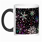 Shiny Winter Snowflake Abstract Christmas Cold Crystal December Morph Mug