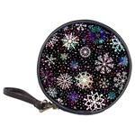 Shiny Winter Snowflake Abstract Christmas Cold Crystal December Classic 20-CD Wallets