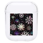 Shiny Winter Snowflake Abstract Christmas Cold Crystal December Hard PC AirPods 1/2 Case