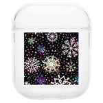 Shiny Winter Snowflake Abstract Christmas Cold Crystal December Soft TPU AirPods 1/2 Case