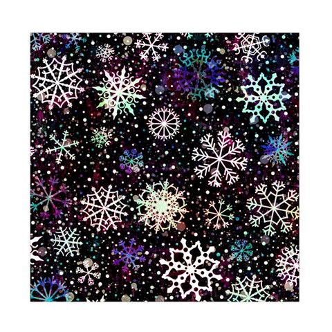 Shiny Winter Snowflake Abstract Christmas Cold Crystal December Duvet Cover Double Side (Full/ Double Size) from ArtsNow.com Front