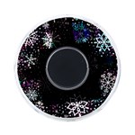 Shiny Winter Snowflake Abstract Christmas Cold Crystal December On-the-Go Memory Card Reader