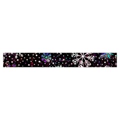 Shiny Winter Snowflake Abstract Christmas Cold Crystal December Make Up Case (Small) from ArtsNow.com Zipper Tape Front