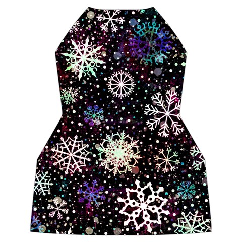 Shiny Winter Snowflake Abstract Christmas Cold Crystal December Women s Long Sleeve Raglan T Back