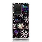 Shiny Winter Snowflake Abstract Christmas Cold Crystal December Samsung Galaxy S20 Ultra 6.9 Inch TPU UV Case