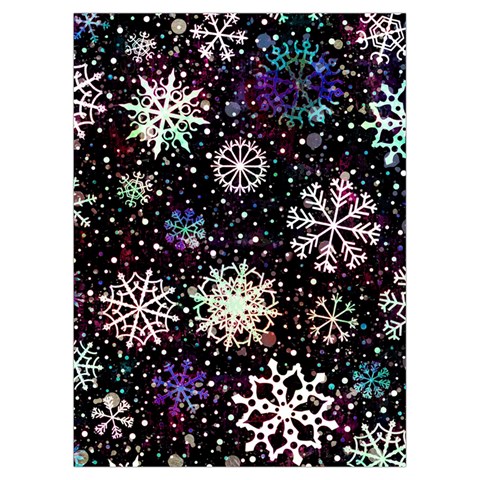 Shiny Winter Snowflake Abstract Christmas Cold Crystal December Playing Cards Single Design (Rectangle) with Custom Box from ArtsNow.com Card