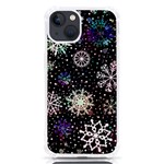 Shiny Winter Snowflake Abstract Christmas Cold Crystal December iPhone 13 TPU UV Print Case