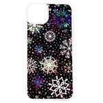 Shiny Winter Snowflake Abstract Christmas Cold Crystal December iPhone 15 TPU UV Print Case