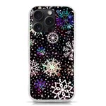 Shiny Winter Snowflake Abstract Christmas Cold Crystal December iPhone 15 Pro TPU UV Print Case