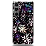 Shiny Winter Snowflake Abstract Christmas Cold Crystal December Samsung Galaxy S24 6.2 Inch TPU UV Case