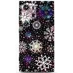 Shiny Winter Snowflake Abstract Christmas Cold Crystal December Samsung Galaxy S24 Ultra 6.9 Inch Black TPU UV Case