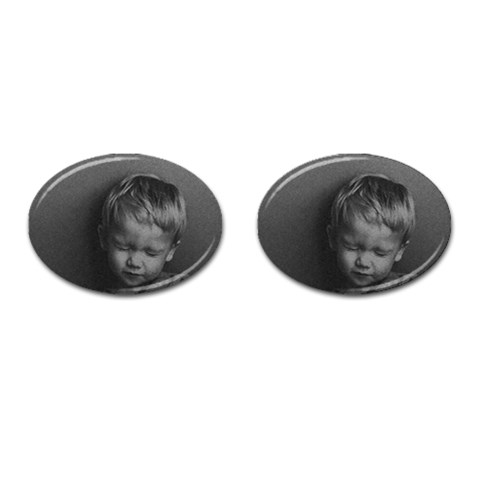 Feel of music Cufflinks (Oval) from ArtsNow.com Front(Pair)