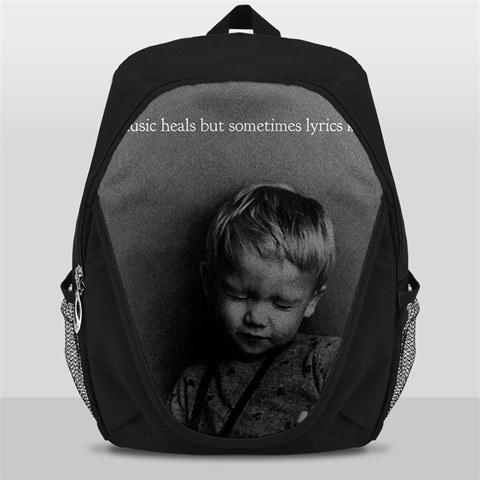 Feel of music Backpack Bag from ArtsNow.com Front