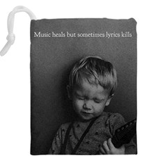 Feel of music Drawstring Pouch (4XL) from ArtsNow.com Back