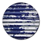 Metallic Rhythm Print Round Mousepad