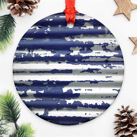 Metallic Rhythm Print Ornament (Round) from ArtsNow.com Front