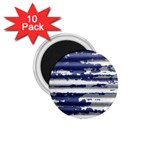 Metallic Rhythm Print 1.75  Magnets (10 pack) 