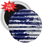 Metallic Rhythm Print 3  Magnets (100 pack)