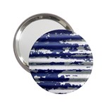 Metallic Rhythm Print 2.25  Handbag Mirrors