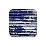 Metallic Rhythm Print Rubber Coaster (Square)