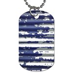 Metallic Rhythm Print Dog Tag (One Side)