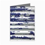 Metallic Rhythm Print Mini Greeting Card