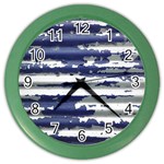 Metallic Rhythm Print Color Wall Clock