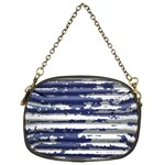 Metallic Rhythm Print Chain Purse (One Side)