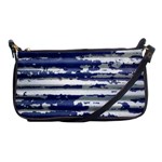 Metallic Rhythm Print Shoulder Clutch Bag