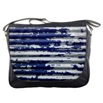 Metallic Rhythm Print Messenger Bag