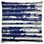 Metallic Rhythm Print Large Premium Plush Fleece Cushion Case (One Side)