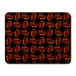 Fantasy Skeleton Dragon Hand Drawn Motif Seamless Pattern Bk Small Mousepad