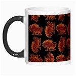 Fantasy Skeleton Dragon Hand Drawn Motif Seamless Pattern Bk Morph Mug