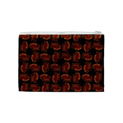 Fantasy Skeleton Dragon Hand Drawn Motif Seamless Pattern Bk Cosmetic Bag (Medium) from ArtsNow.com Back