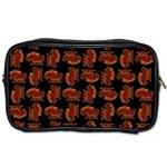 Fantasy Skeleton Dragon Hand Drawn Motif Seamless Pattern Bk Toiletries Bag (One Side)