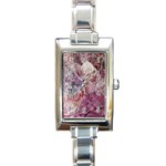 Hidden Heart Rectangle Italian Charm Watch