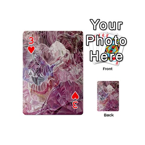 Hidden Heart Playing Cards 54 Designs (Mini) from ArtsNow.com Front - Heart3