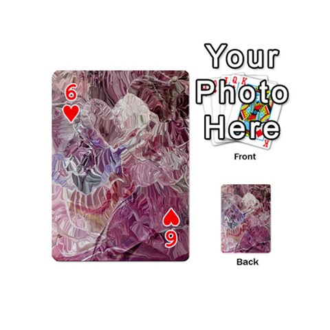 Hidden Heart Playing Cards 54 Designs (Mini) from ArtsNow.com Front - Heart6