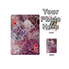 Queen Hidden Heart Playing Cards 54 Designs (Mini) from ArtsNow.com Front - HeartQ